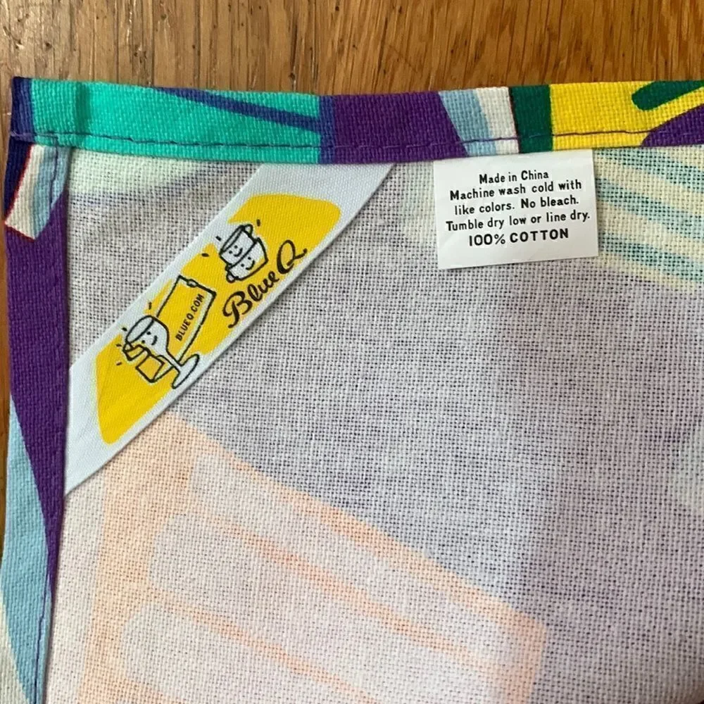 Blue Q cotton dish towel  - I’d Juice That!